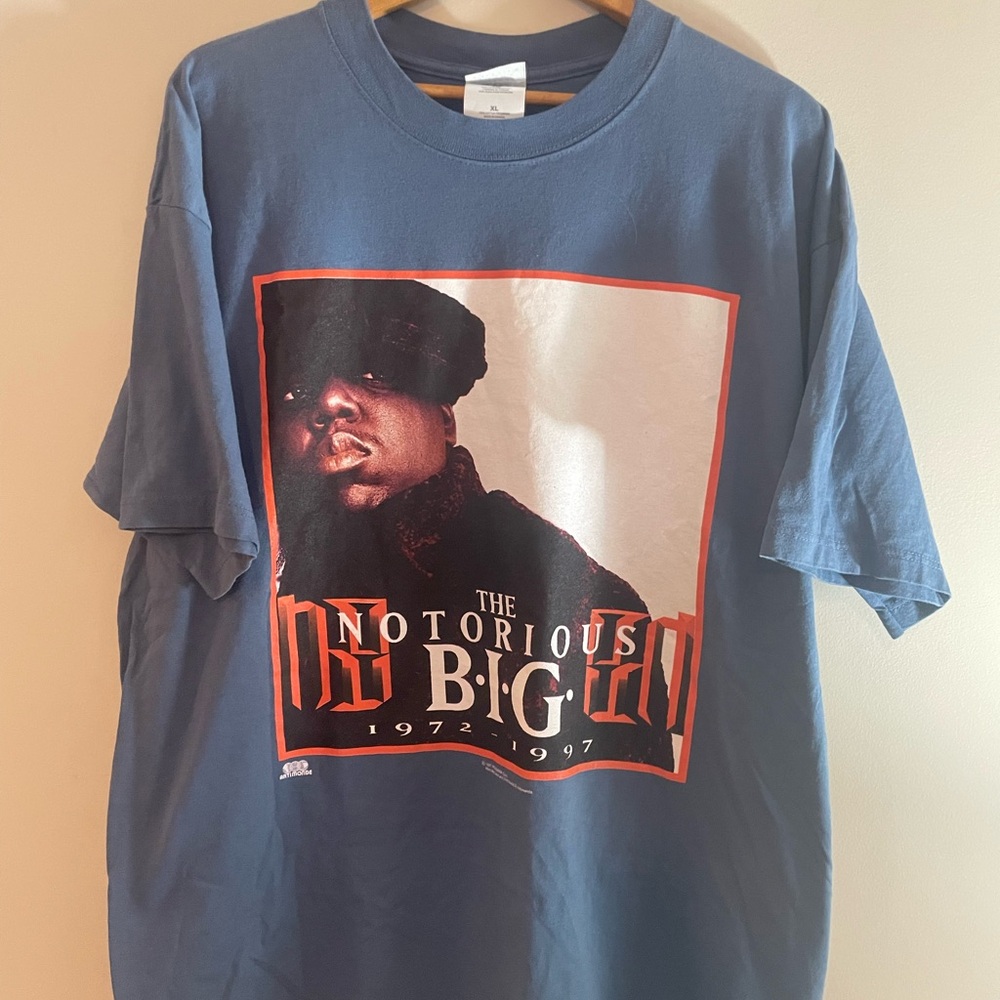 vintage 97 notorious big rap tee 🔥